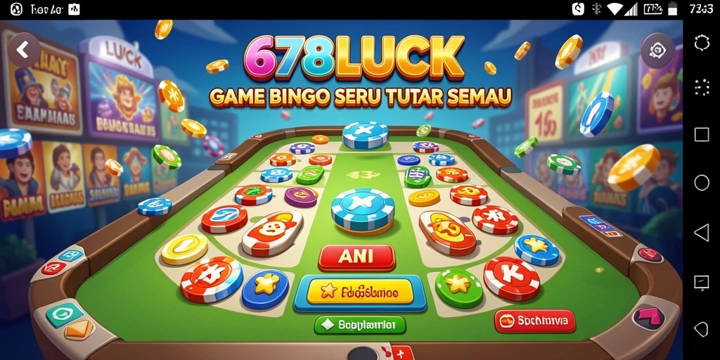 Tampilan gameplay seru dari 678LUCK yang penuh warna.