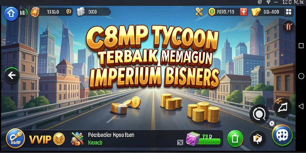 Tampilan gameplay C8VIP yang menawan dengan elemen Tycoon.