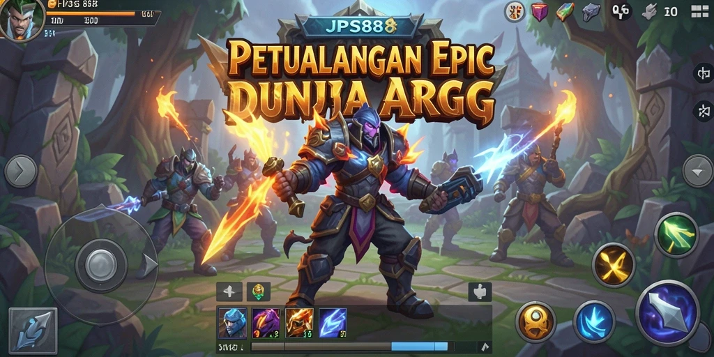 Tampilan menarik gameplay JPS888 yang memukau dalam pertarungan ARPG.