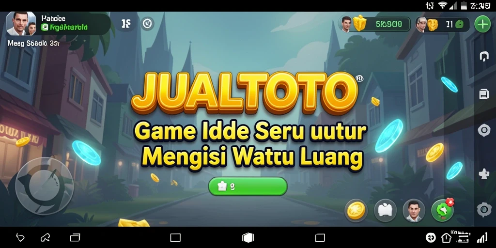 Tampilan gameplay menarik dari JUALTOTO yang penuh aksi dan tantangan.