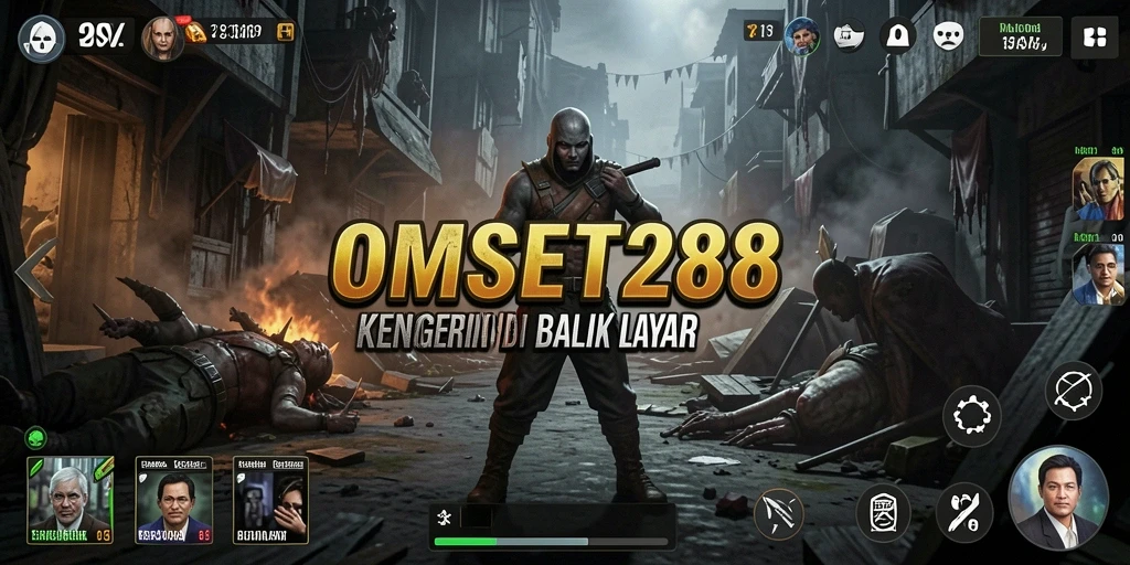 Screenshot gameplay menegangkan dari OMSET288 yang menampilkan suasana Horror.