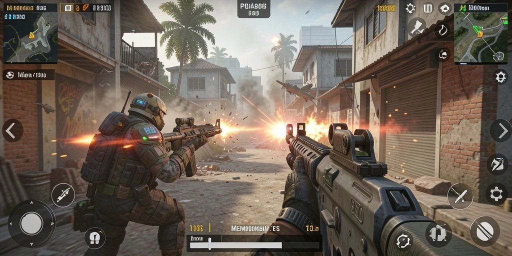 Tangkapan layar gameplay menampilkan aksi seru di POA88.