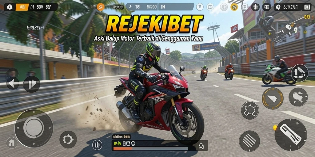 Gameplay seru balap motor di REJEKIBET dengan grafis menawan.