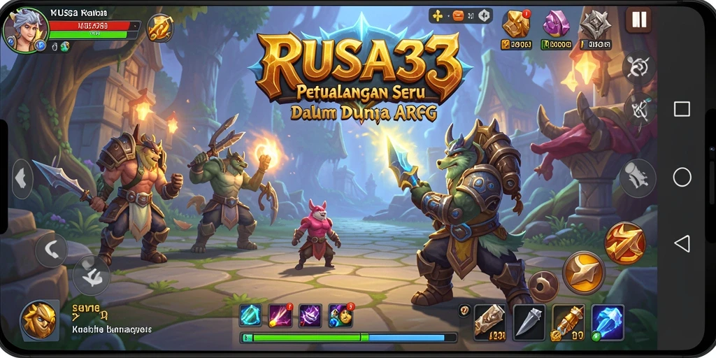 Tampilan menakjubkan saat bertarung dalam <strong>RUSA33</strong>.