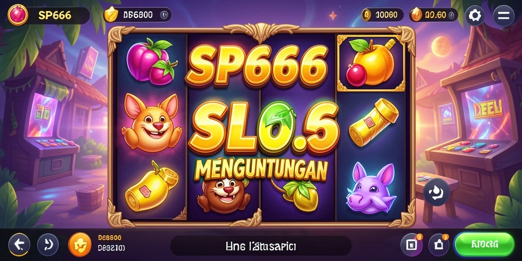 Tampilan menarik dari gameplay Slot SP666 dengan grafis menawan.