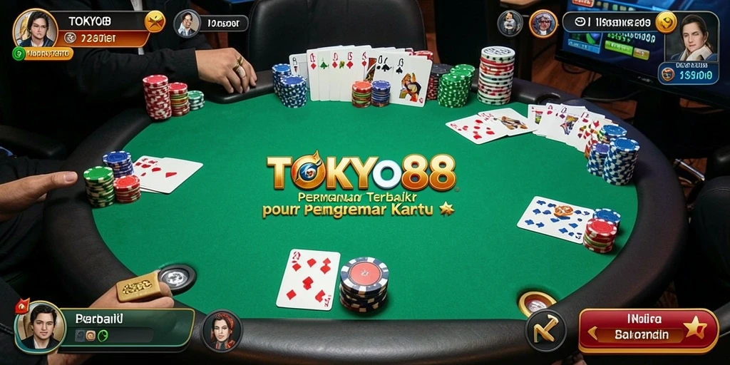 Gameplay menarik di TOKYO88 dengan suasana Poker yang seru.
