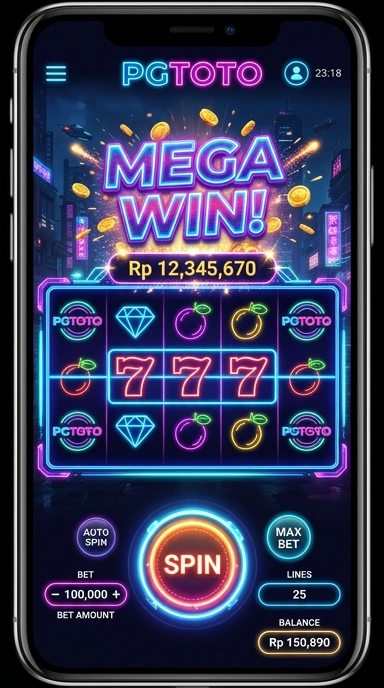 Screenshot dari aplikasi pgtoto saat mengunduh aplikasi dengan cepat.
